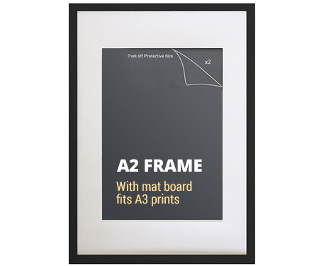 Box 12 A2 Black Picture Frames