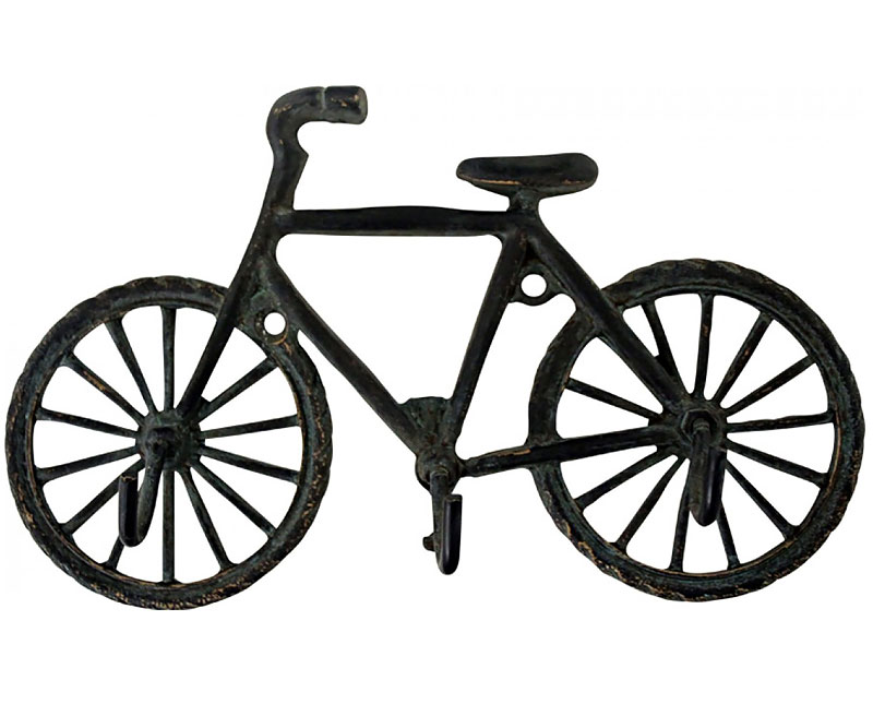 Bicycle Wall Hook - Black Metal