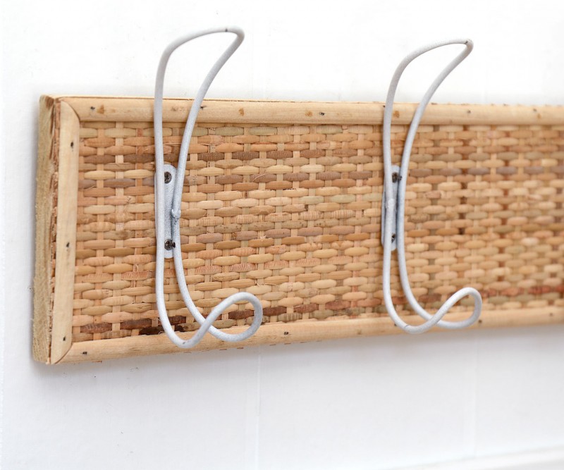 Wall hook racks, coat rack, wicker and rattan baskets and memo boards