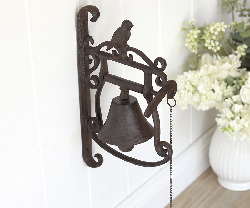 Bird Vintage Wall Bell - Large Cast Iron Doorbell