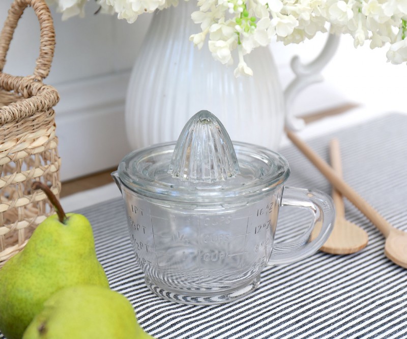 Hemingway Vintage Glass Lemon Juicer