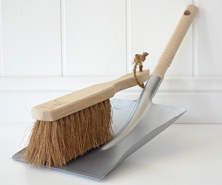 Caleb Dustpan & Brush Set - Natural Eco Household Brush