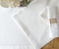 280cm Langford White Tablecloth 8 Seater