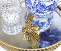 Brass Honey Bee - Medium