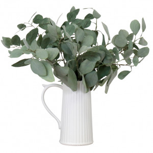 Set 3 Berrima Eucalyptus Stems - Silver Dollar, a decorative botanical stem or arrangement for styling in a vase