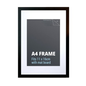 A4 Black Picture Frame