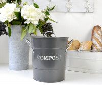 Kitchen Compost Bin - Charcoal