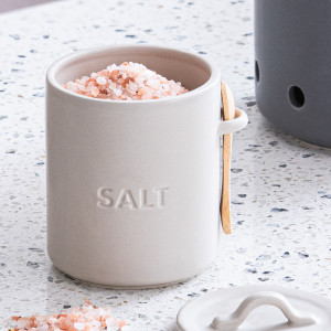 White Harvest Salt Cellar