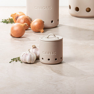 Sandstone Harvest Garlic Vault, highlighting the product's distinctive form and defining design