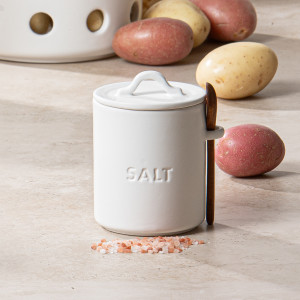 White Harvest Salt Cellar