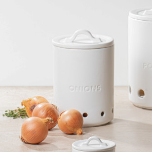 White Harvest Onion Vault, decorative home accessory