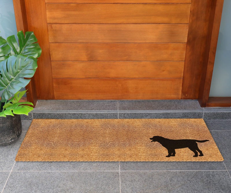 Long Labrador Dog Doormat - 115x45cm