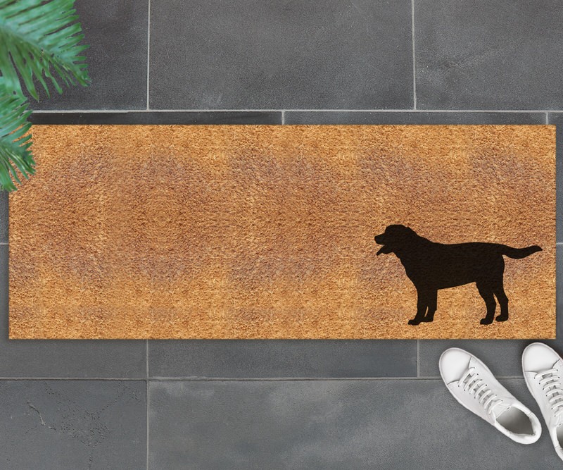 Long Labrador Dog Doormat - 115x45cm