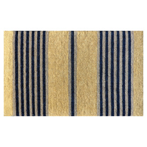 Classic Nautical Stripe 100% Coir Doormat