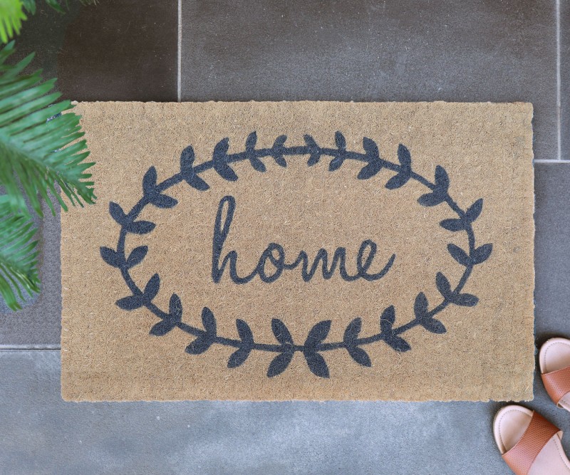 Home Wreath Doormat