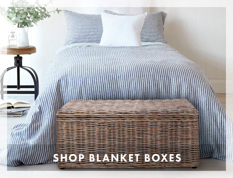 Shop Rattan Blanket Box