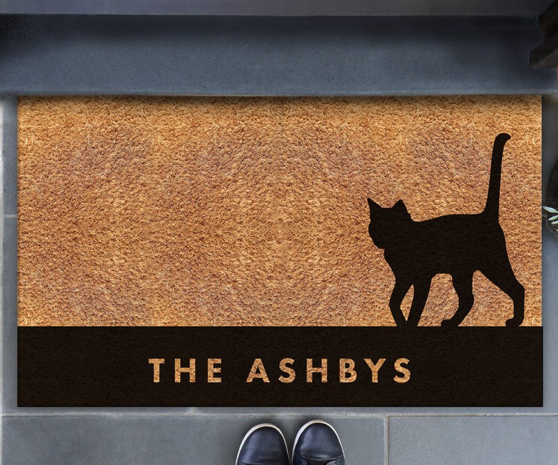 Custom Cat Doormat - 75x45cm
