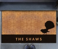 Custom Willy Wagtail Doormat - 75x45cm