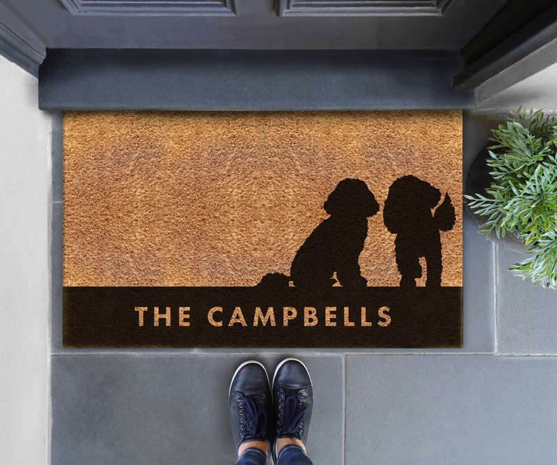 Custom Cavoodle Friends Doormat - 75x45cm