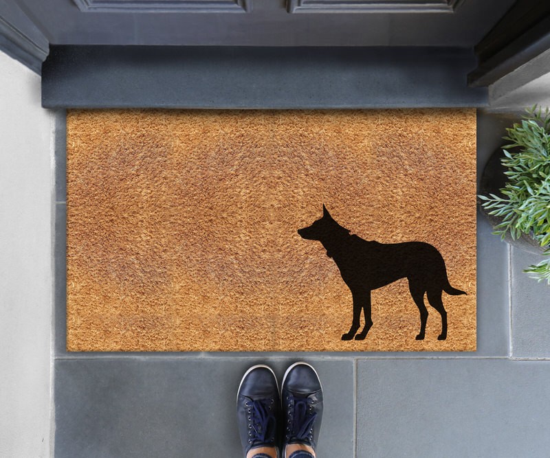 Kelpie Dog Doormat - 75x45cm