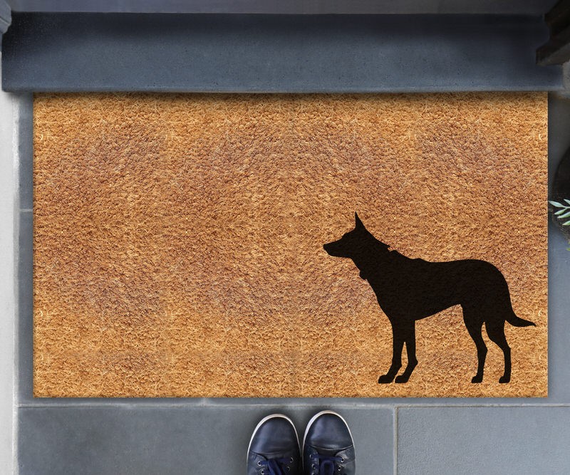 Kelpie Dog Doormat - 75x45cm