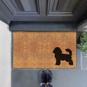 Cavoodle Dog Doormat - 75x45cm, an entrance mat designed for a doorway