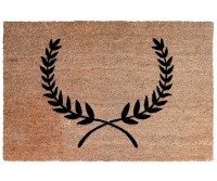 Laurel Wreath Large Doormat 90x60cm - Vinyl Backed