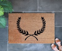 Laurel Wreath Large Doormat 90x60cm - Vinyl Backed