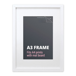 A3 White Picture Frame