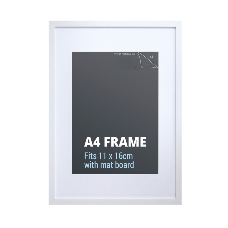 A4 White Picture Frame