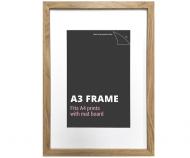 A3 American Oak Picture Frame