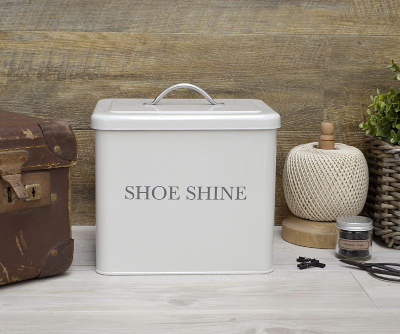 Shoe Shine Box Enamel - Chalk