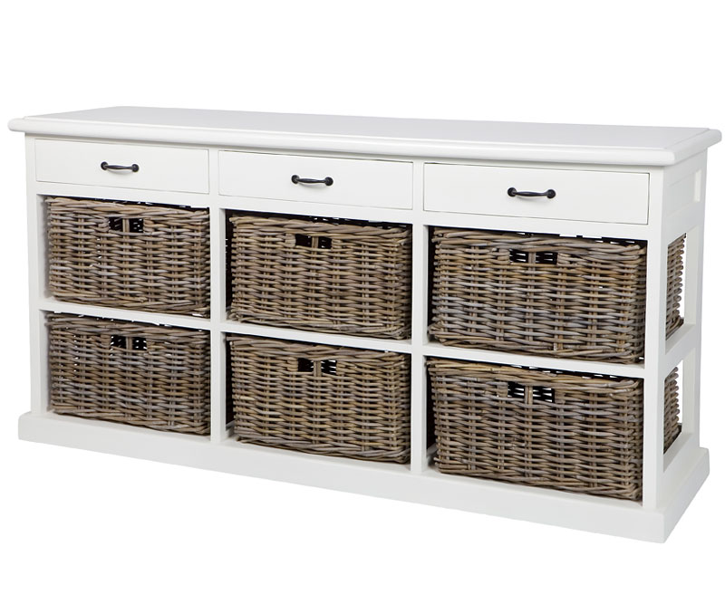 Chiswick 6-Drawer Buffet with Baskets