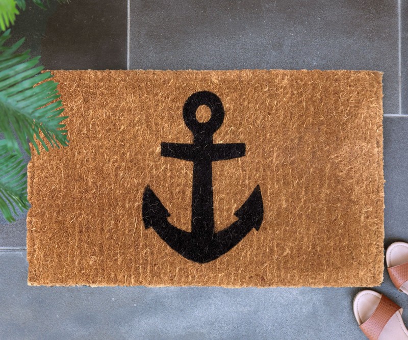 Anchor Doormat - Natural