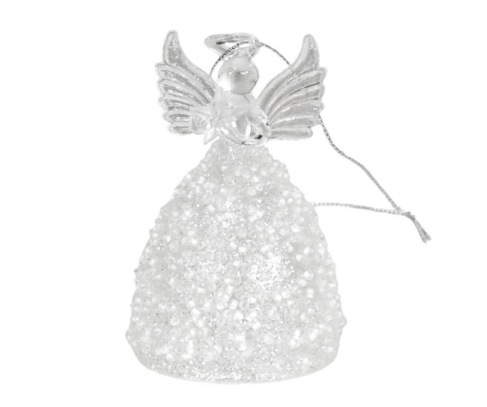 Heavenly Glass Angel Tree Decoration