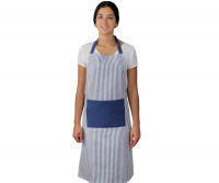 Classic Navy Ticking Stripe Apron