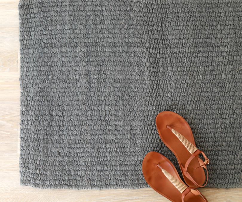 Montana PLAIN French Grey Jute Indoor MaT