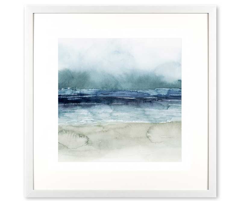 Mariner's Mist I Coastal Art Print Framed