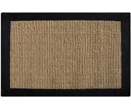 Small Black Border Indoor Mat