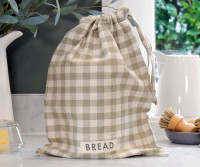 Piper Cotton Bread Bag - Taupe