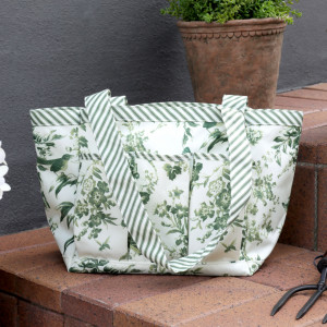 Aviary Green Gardener's Bag, decorative home accessory