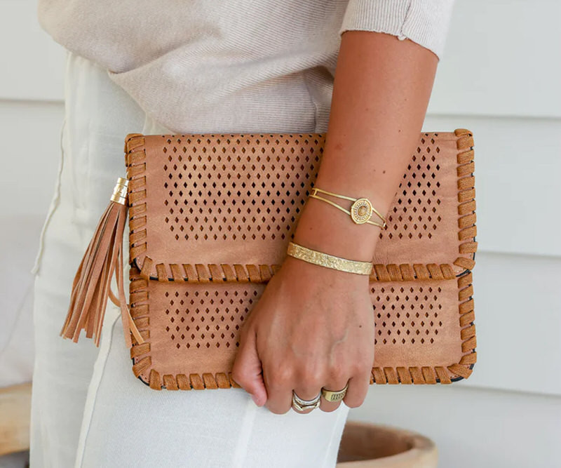 Bungalow Tan Crossbody Bag