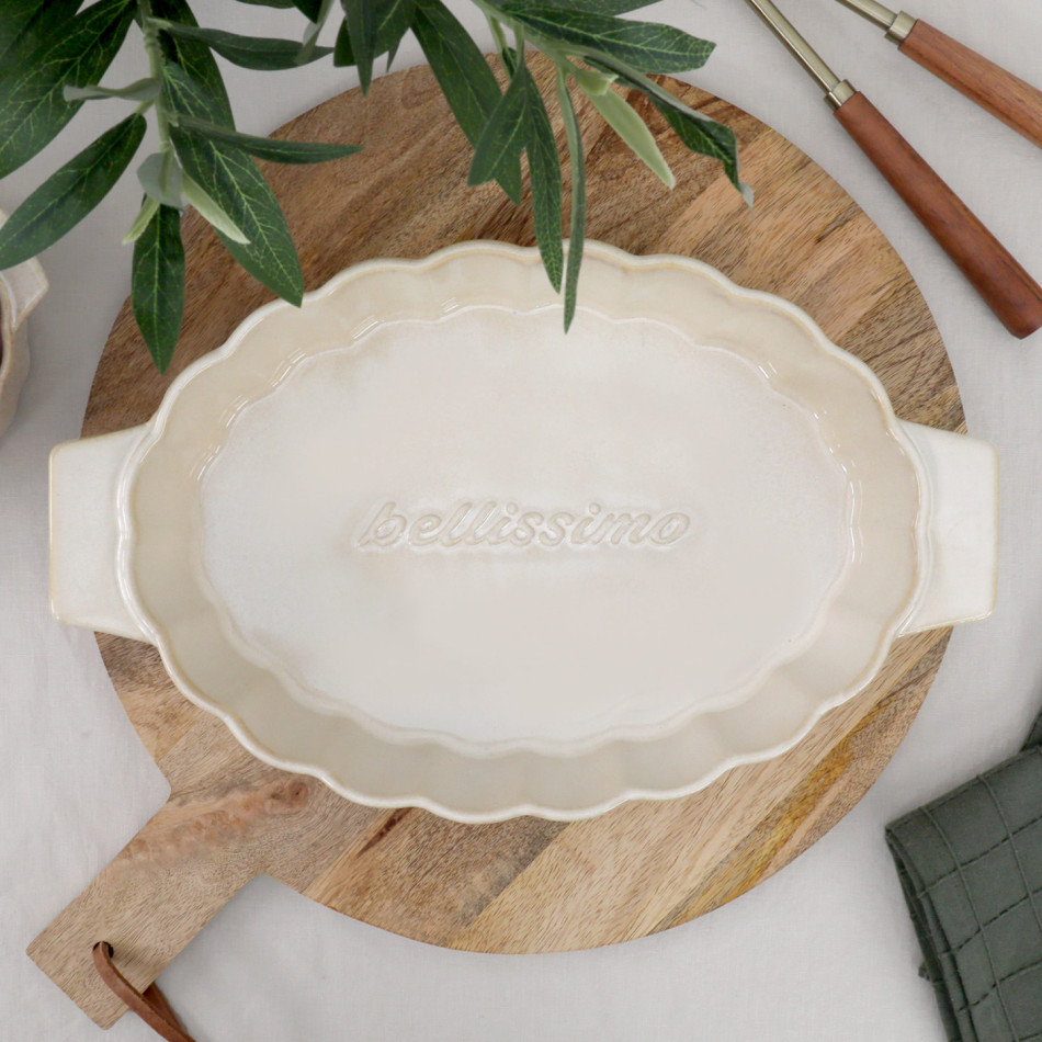 Toscana 'Bellissimo' Baking Dish - Sandstone, decorative tableware