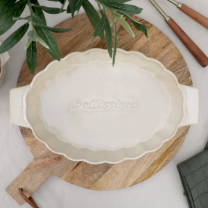 Toscana 'Bellissimo' Baking Dish - Sandstone, decorative tableware