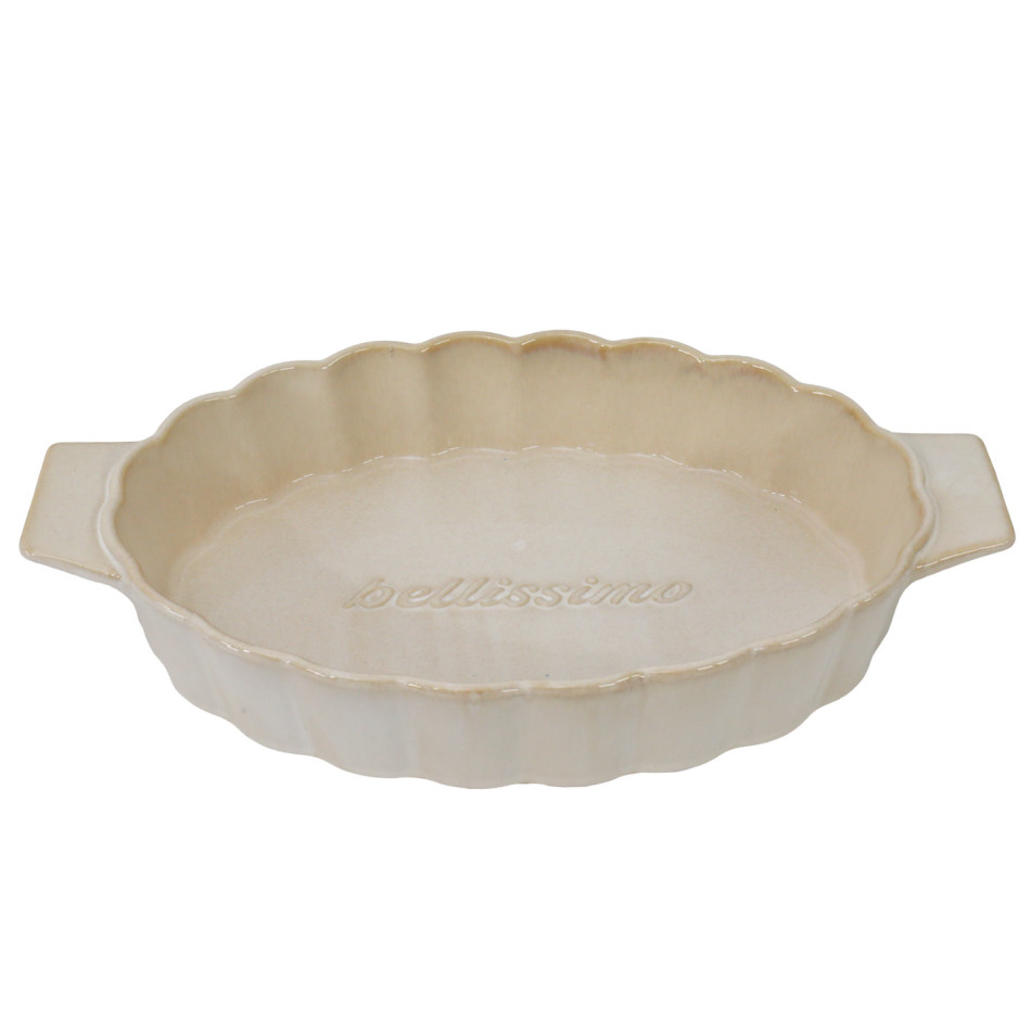 Toscana 'Bellissimo' Baking Dish - Sandstone, a tabletop piece for serving or decorative display