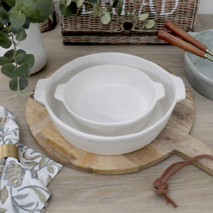 Large Easton Baking Dish - White
