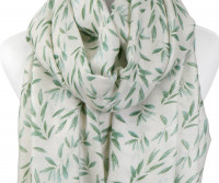 Nayeli Green Leaf Scarf