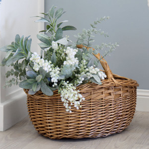 Cottage Gardener's Carry Basket, a practical basket for household storage or display
