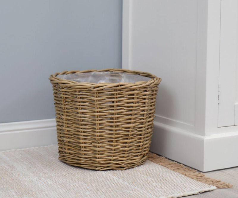 Farmhouse Willow Planter Basket Small