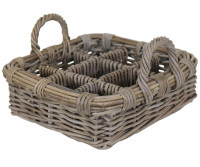 Small Daylesford Herb Rattan Basket / Caddy